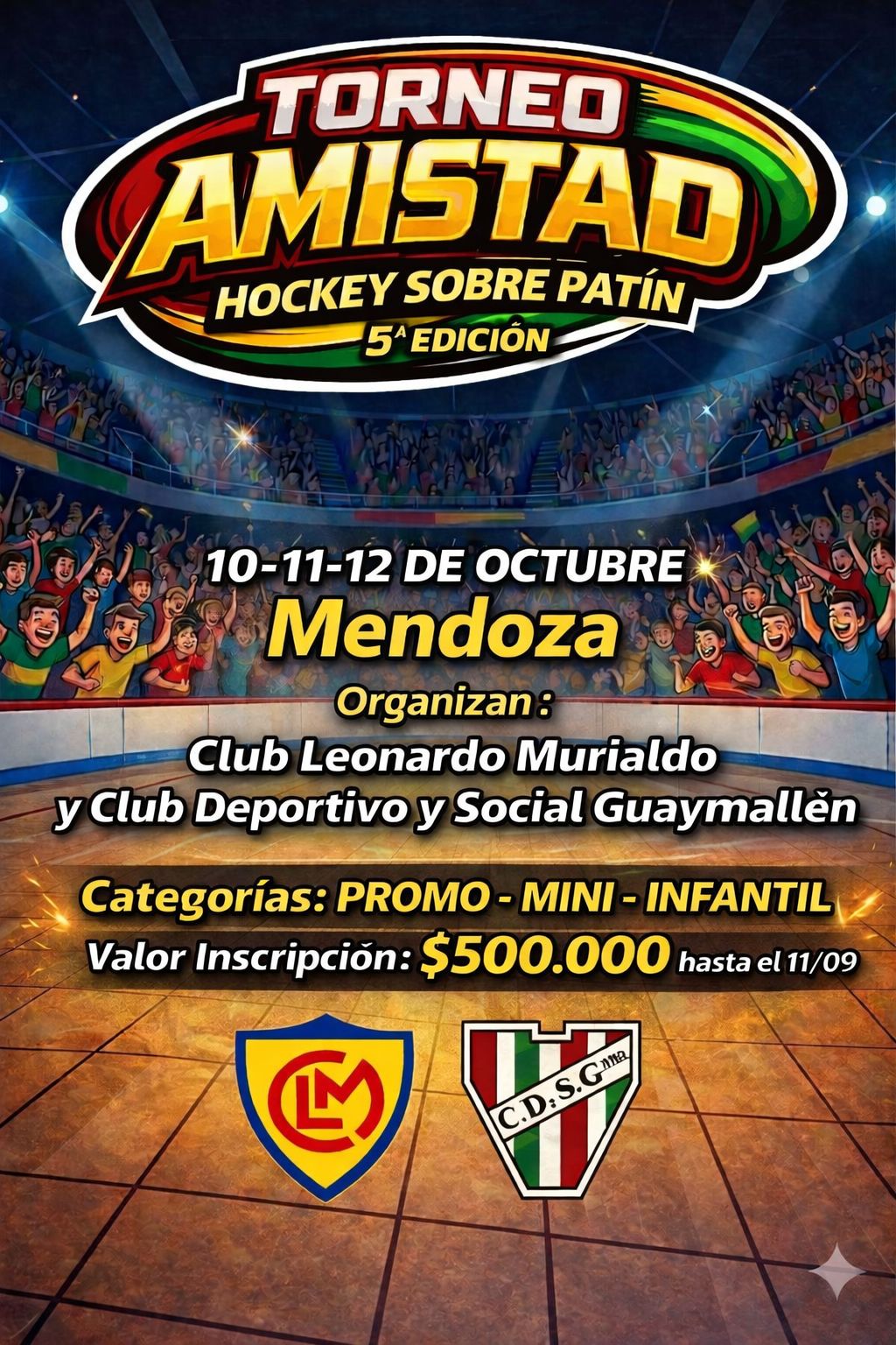 Torneo Amistad 2026 - Flyer